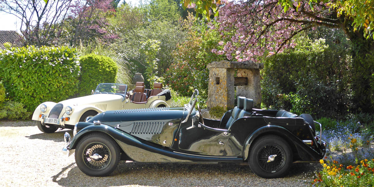 Classic Morgan car hire, Charente Maritime